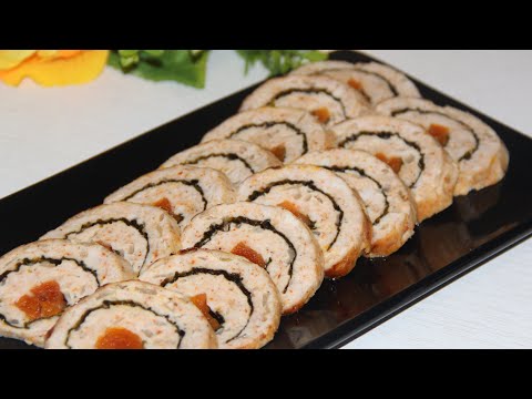 Видео: Куриный рулет. Тауықтан рулет. Өте дәмді және толымды. Очень Сытно и Вкусно. #куриныйрулет #рулет