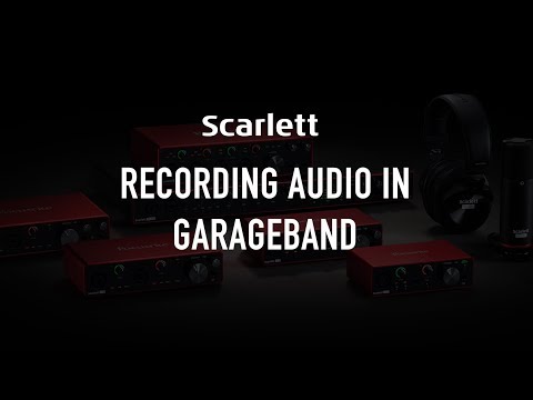 Видео: Запись звука в Garageband