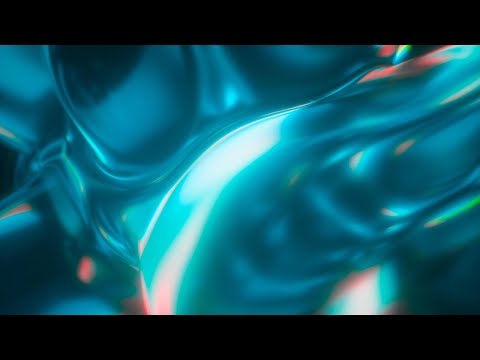 Видео: 4K – Жидкие Отражения в Бирюзовом & Неоновом Коралле | Абстрактный Цикл (Без Звука)