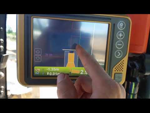 Видео: Вычесление бровки при отсыпке слоя дороги Topcon 3D GNNS