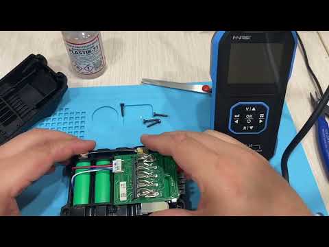 Видео: Ремонт аккумулятора metabo