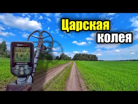 Видео: Реальный коп на старой дороге. Коп с МД Simplex plus.