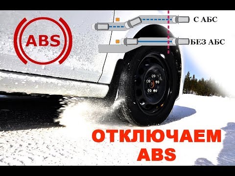 Видео: Торможение с ABS и без него на снегу