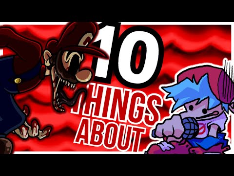 Видео: 10 фактов о безумии Марио! [Ч.1] (Friday Night Funkin' Mod Facts)