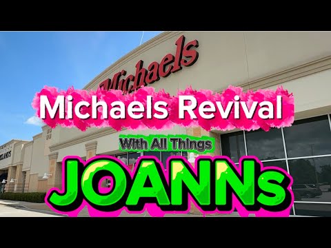 Видео: Возрождение Michaels с тканями JOANN внутри