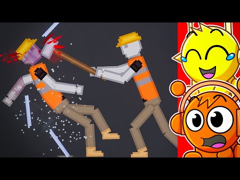 Видео: Реакция на драки людей на стройплощадке в People Playground!