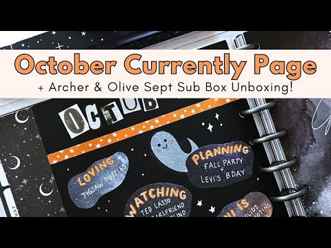 Видео: 🎃 Октябрь 2025 г. План страницы: вместе со мной + распаковка Арчера и Олив! Планировщик на Хэллоуин!