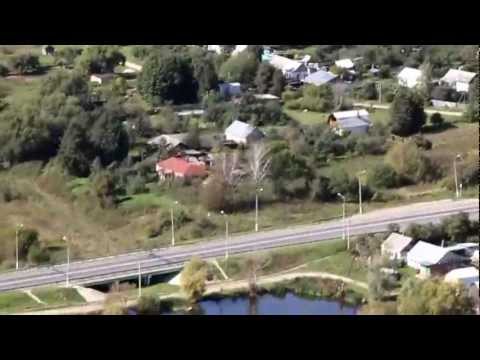 Видео: город Щёкино сверху