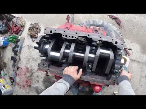 Видео: 14.09.17 г Ремонт двигателя СМД 62  замена коленвала