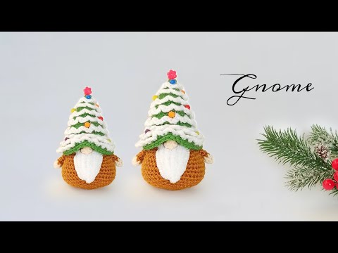 Видео: 💚💛Все будут в восторге🎄Как вязать Рождественского Ёлочного гнома крючком💛💚