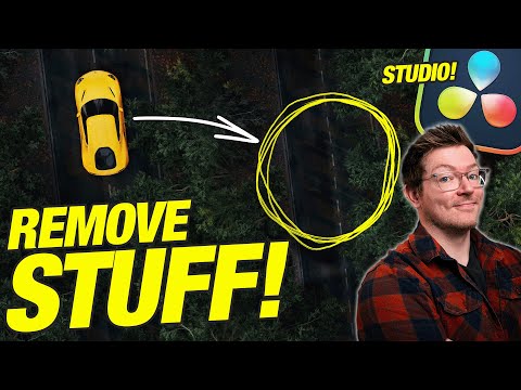 Видео: Удаление объектов в Davinci Resolve 18 Studio!