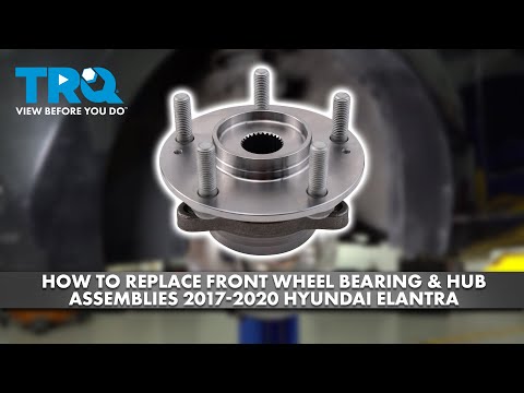 Видео: Как заменить передний ступичный подшипник и ступицу в сборе на Hyundai Elantra 2017-2020 годов