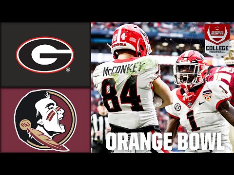Видео: Orange Bowl: Georgia Bulldogs против Florida State Seminoles | Полные обзоры матча