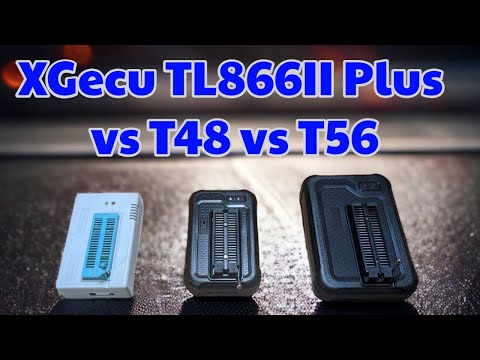 Видео: Xgecu TL866II Plus против T48 против T56