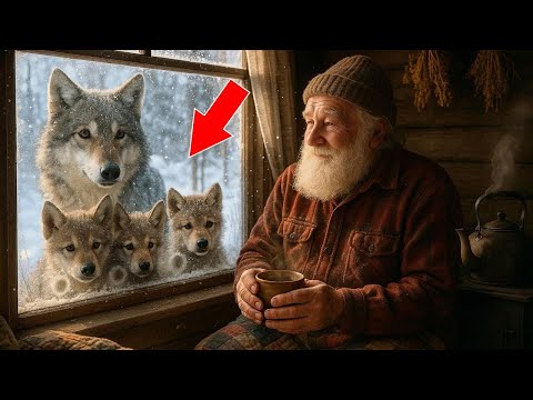 Видео: Он жил ОДИН в тайге, пока СТАЯ волков не заглянуло в его хижину!