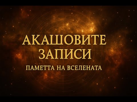 Видео: Акашовите записи – Паметта на Вселената и скритото знание отвъд времето