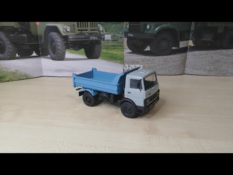 Видео: Обзор модели Маз-5551, масштаб 1:43, AVD-models.