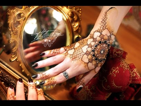 Видео: Flower Mandala II mehndi design/мехенди "Цветочная мандала" II