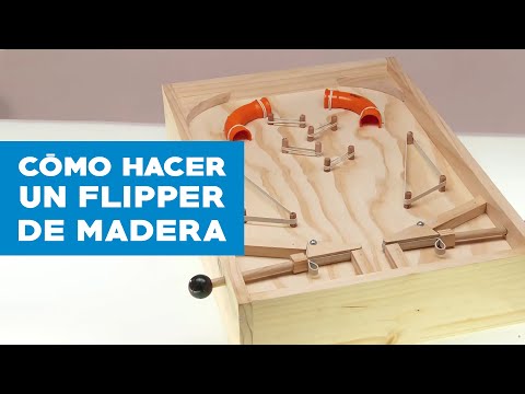 Видео: Как сделать деревянный пинбол или игру «флиппер»