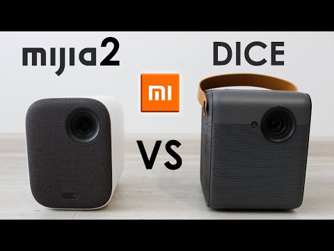 Видео: XIAOMI Mijia 2 VS Formovie Dice Какой проектор выбрать с аккумулятором или без?