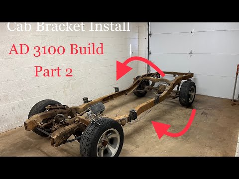 Видео: 1954 г. н.э., 3100, построено, часть 2 (установка кронштейнов кабины Henry Panza)