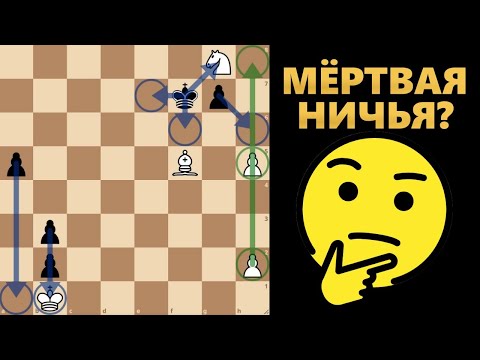 Видео: Мёртвая ничья?! #шахматы #chess #этюды