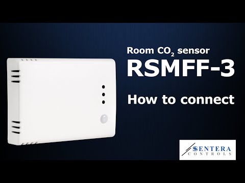 Видео: Как подключить комнатный датчик СО2 RSMFF-3