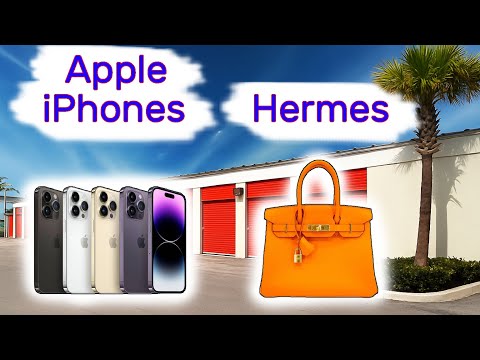 Видео: Нашли сумку Hermes, много Apple iPhone. Повезло!
