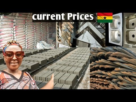 Видео: Стоимость строительных материалов в сельской местности Африки, Гана, kasoa #africa#rural #ghana#r...
