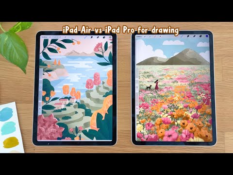 Видео: iPad Air против iPad Pro для рисования и PROCREATE — что выбрать? (Модели до 2024 года)