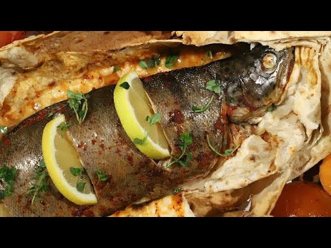 Видео: Իշխան ձուկը լավաշի մեջ / Армянская кухня