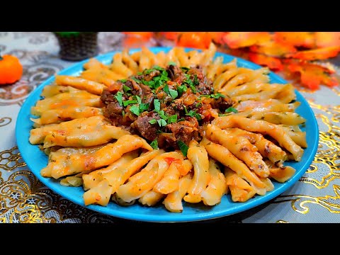 Видео: Казахское блюдо Жайма