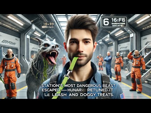 Видео: Самый опасный зверь на станции сбежал — уборщик вернул его с поводком и собачьими лакомствами | HFY