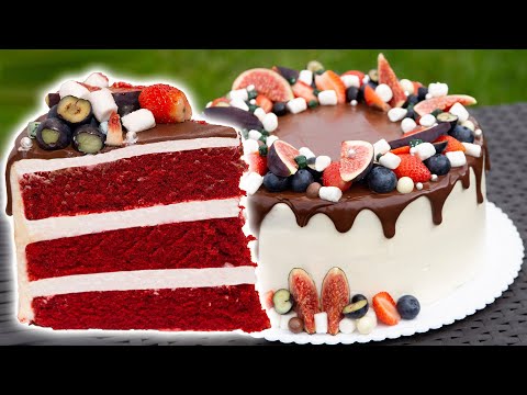 Видео: Торт "Красный Бархат" Шикарный и Оочень Вкусный | Red Velvet