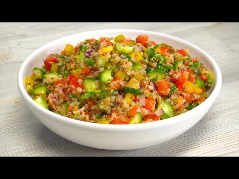 Видео: САЛАТ С КИНОА за 20 минут. Вкусный, полезный, сытный обед и ужин. Рецепт от Всегда Вкусно!
