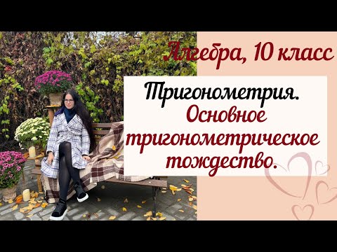 Видео: Тригонометрия 10 класс алгебра. Основное тригонометрическое тождество.