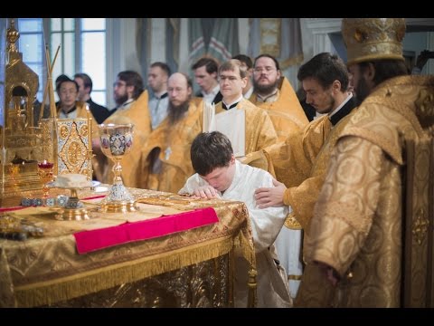 Видео: Хиротония во диакона чтеца Алексия Луковкина / The ordination Alexiy Lukovkin to the Holy Diaconate