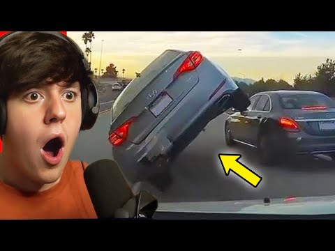 Видео: Идиоты в машинах становятся всё более безумными