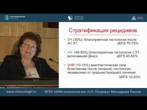 Видео: Рецидивы опухоли Вилмса: причины, тактика, место трансплантации