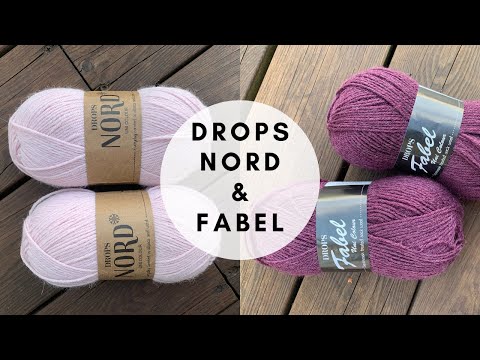 Видео: ПУТЕВОДИТЕЛЬ ПО ПРЯЖЕ DROPS NORD и FABEL