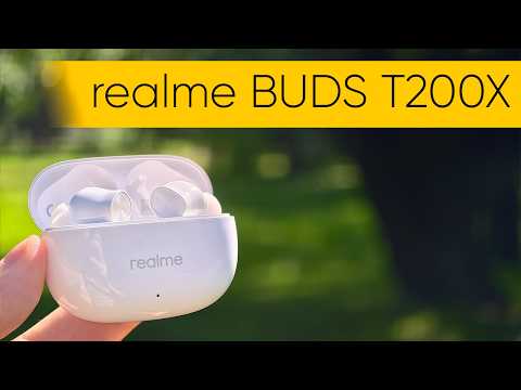 Видео: Шумоподавление за копейки: realme Buds T200X. Новые недорогие наушники с отличной автономностью!