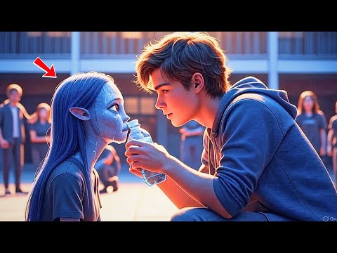 Видео: Хулиганы заставили инопланетную девочку просить воды — пока человек не поделился ею