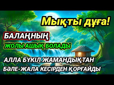 Видео: Балаң үшін дұғаны қос! Алла жамандықтанбәле-жаладан сақтайды,
