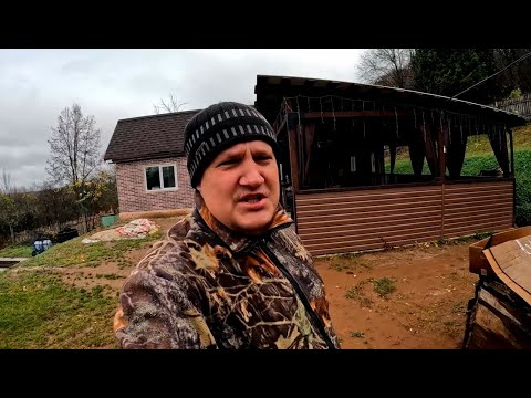 Видео: Сделали заезд в гараж и чуть в нем не застряли