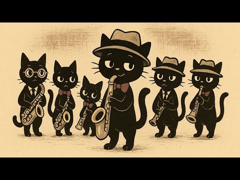Видео: Black Cats Jazz Show: Гладкий саксофон и глубокий басовый грув