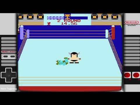 Видео: Реслинг Tag team match - M.U.S.C.L.E 1985 Игра Денди (NES).