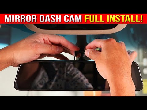 Видео: КАК УСТАНОВИТЬ зеркальный видеорегистратор и камеру заднего вида!