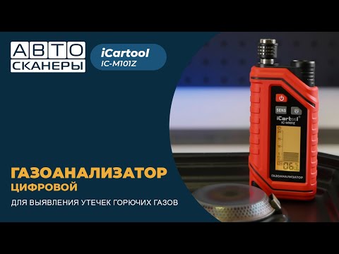 Видео: Газоанализатор цифровой на аккумуляторе iCartool IC-M101Z