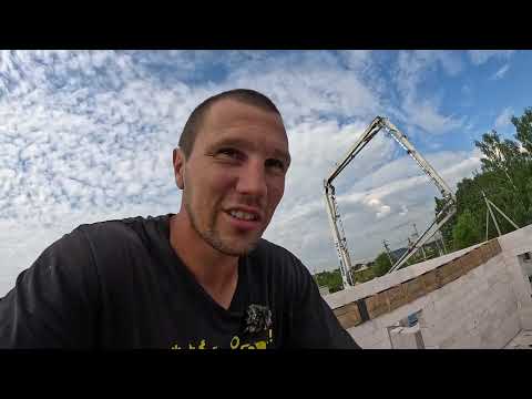 Видео: Залитие армопояса под плиты перекрытия.