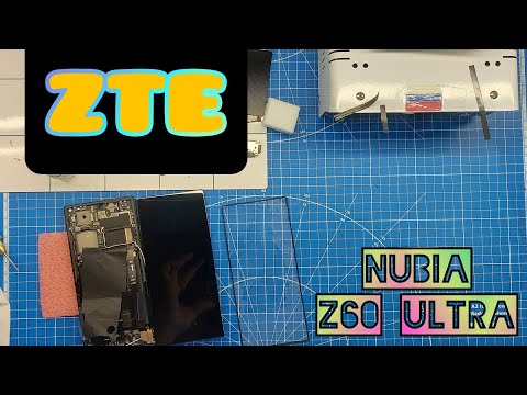 Видео: ZTE Nubia Z60 Ultra переклейка стекла | замена стекла z60 ultra